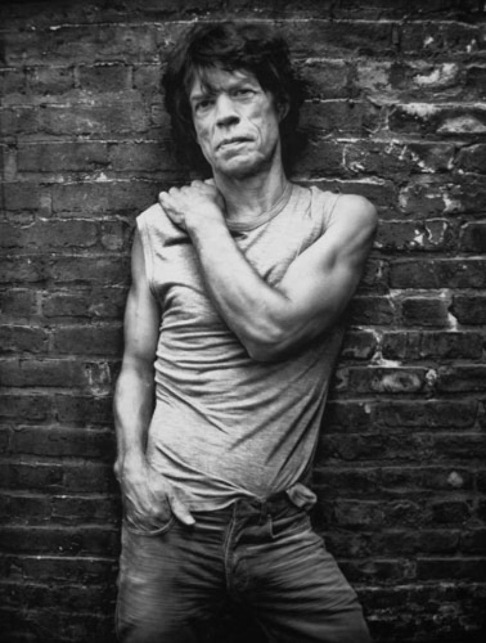 Mark Seliger: Mick Jagger New York, 2005 Platinum print Signed, titled, dated and numbered Ed. 15