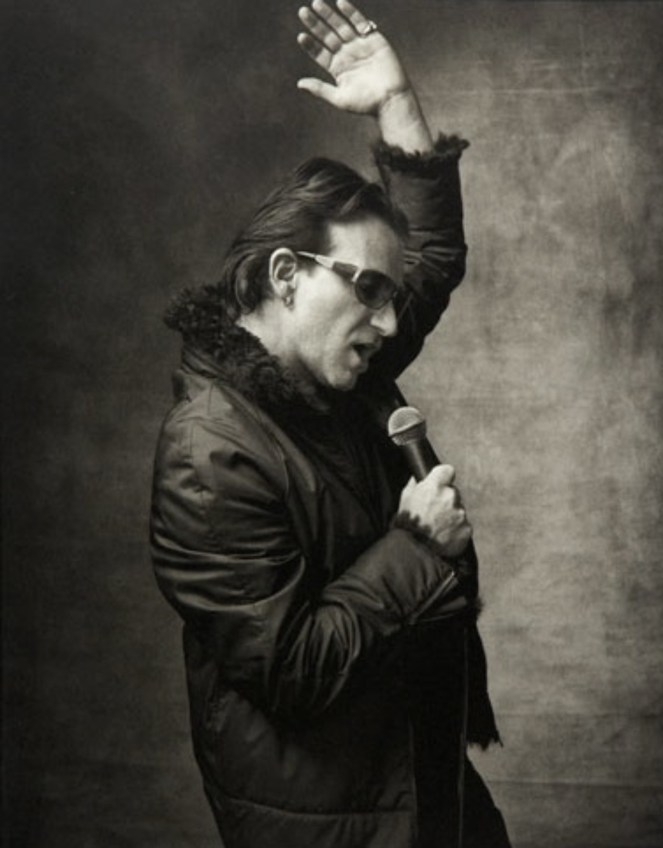 Mark Seliger: Bono Dublin, 2000 Platinum Print Signed, titled, dated
