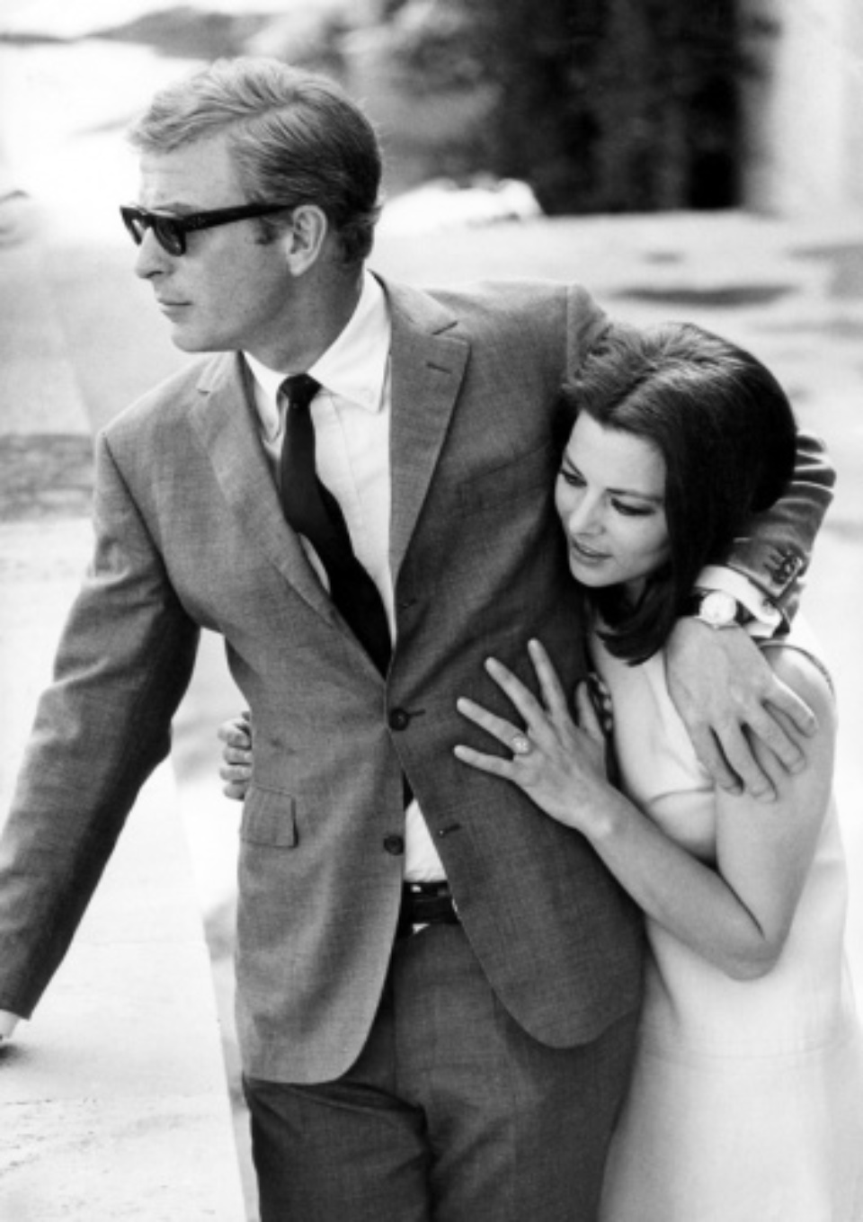 Terry O'Neill: Michael Caine and Giovanna Ralli Spain, 1968 Gelatin silver print, printed later Signed on recto Signed and numbered on verso 50 x 40 cm Editioned