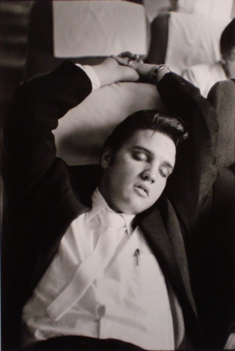 Alfred Wertheimer Asleep on the train heading home July 4, 1956 Gelatin Silver Print, printed later Signed, titled and dated