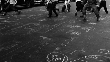 Arthur Leipzig: Chalk Games, 1950 Gelatin silver print, printed later Signed and titled on verso 40 x 50 cm