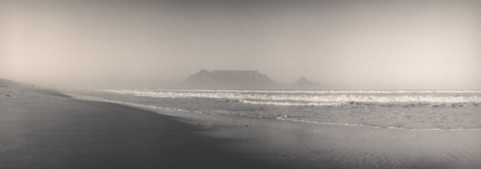 Silke Lauffs: Table Mountain at Dawn Western Cape, South Africa, 2009 Artist label on verso Toned gelatin silver print Ed. 1/5