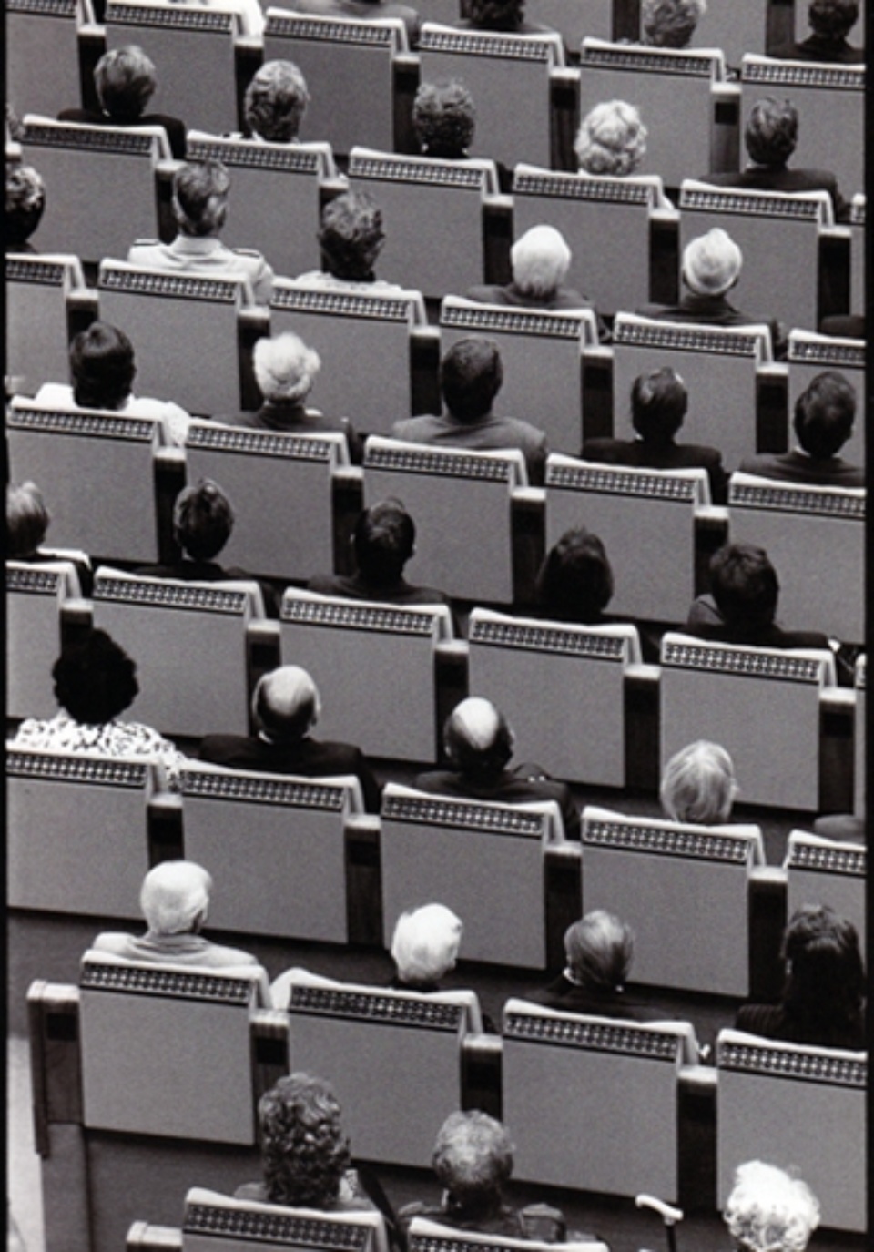 Sylvia Plachy The 40th Communist Party Congress East Berlin, 1990 Signed, titled and dated on verso Gelatin silver print 40 x 30 cm