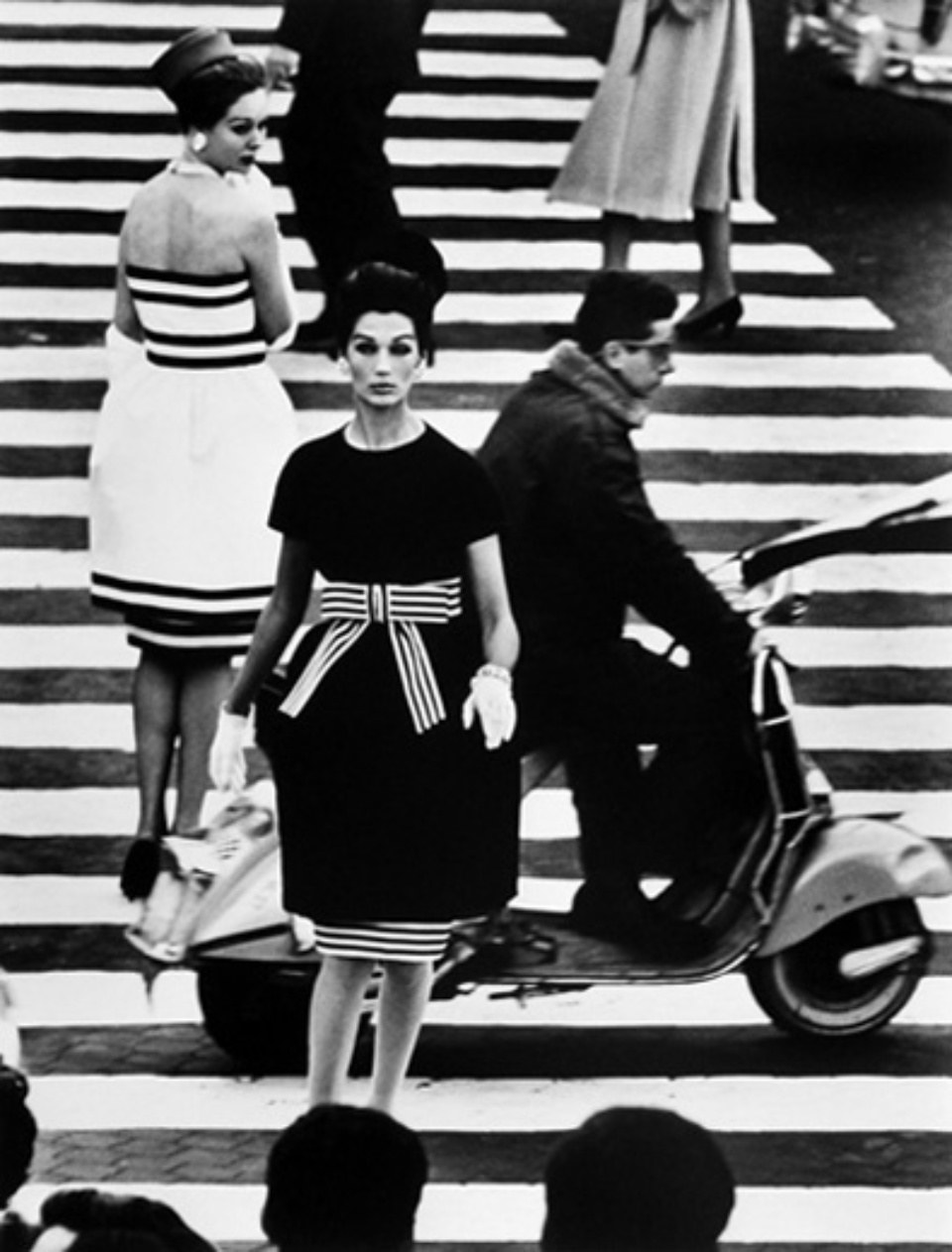 William Klein Simone & Nina Piazza di Spagna, Rome, 1960 Signed, titled and dated on verso Gelatin siver print, printed later